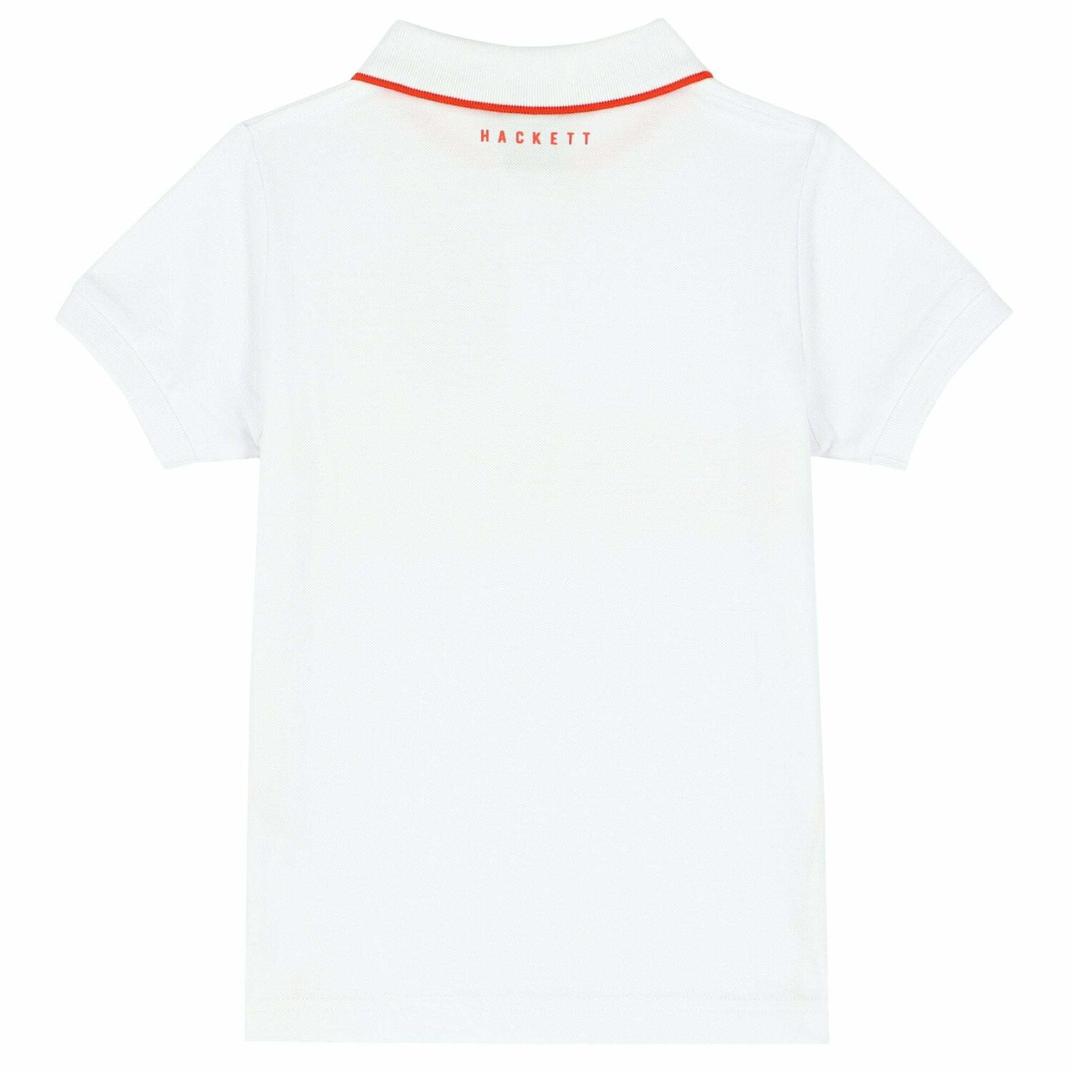 Boys White Aston Martin Polo Shirt, 1, hi-res