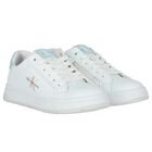 White Logo Trainers, 1, hi-res