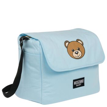 Blue Teddy Bear Baby Changing Bag