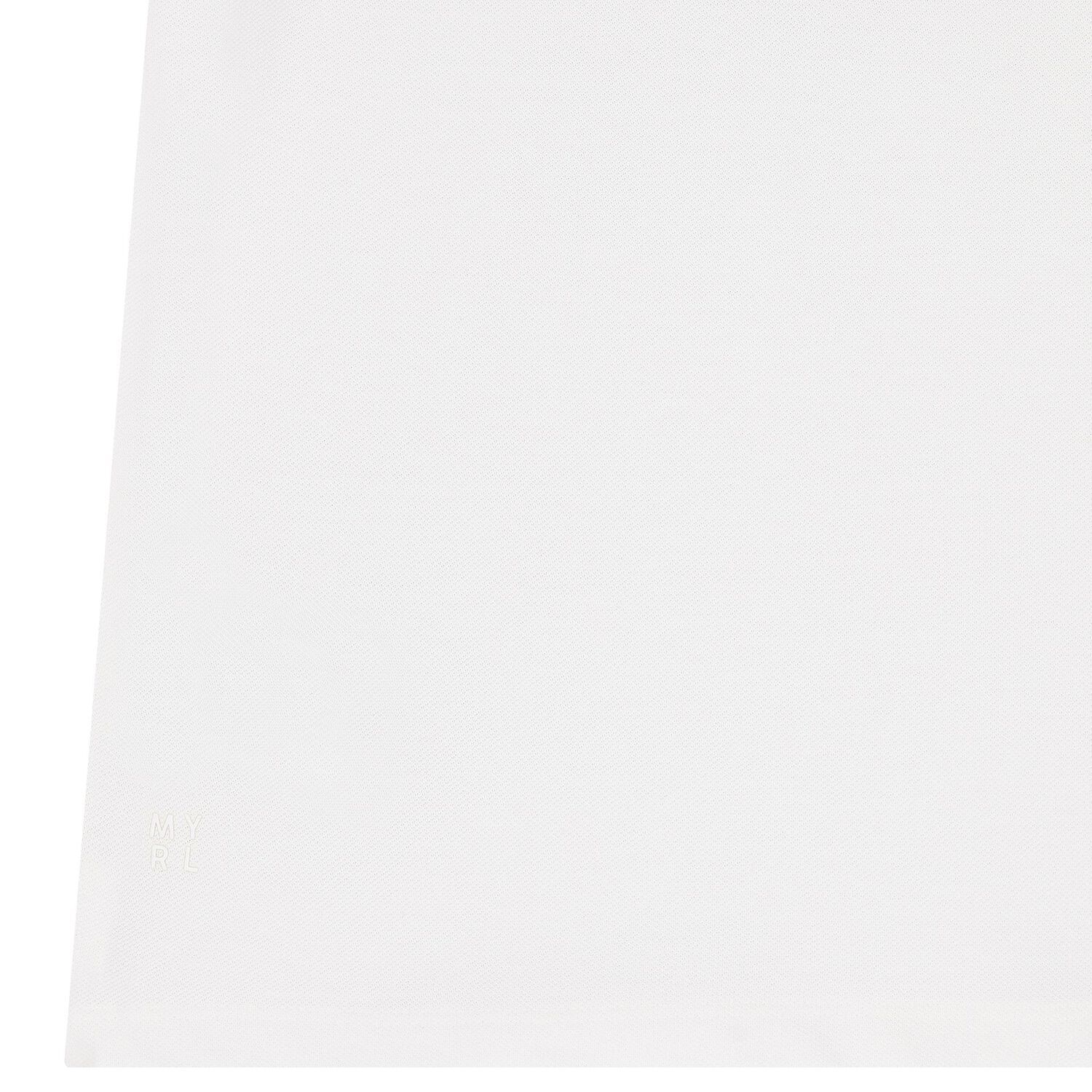 Boys White Logo Polo Shirt, 2, hi-res image number null