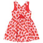Girls Red & Pink Dress Sleeveless Dress, 1, hi-res