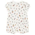 Baby Girls White Cotton Playful Bear Gift Set, 1, hi-res