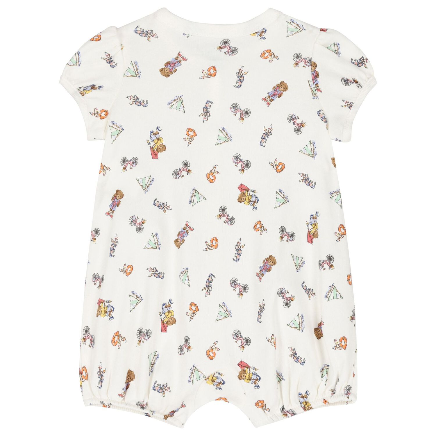 Baby Girls White Cotton Playful Bear Gift Set, 1, hi-res