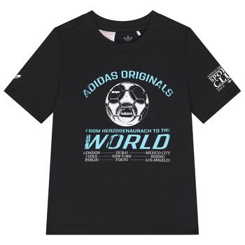 Black Football Logo T-Shirt