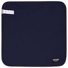 Navy Blue Teddy Bear Logo Baby Blanket, 2, hi-res