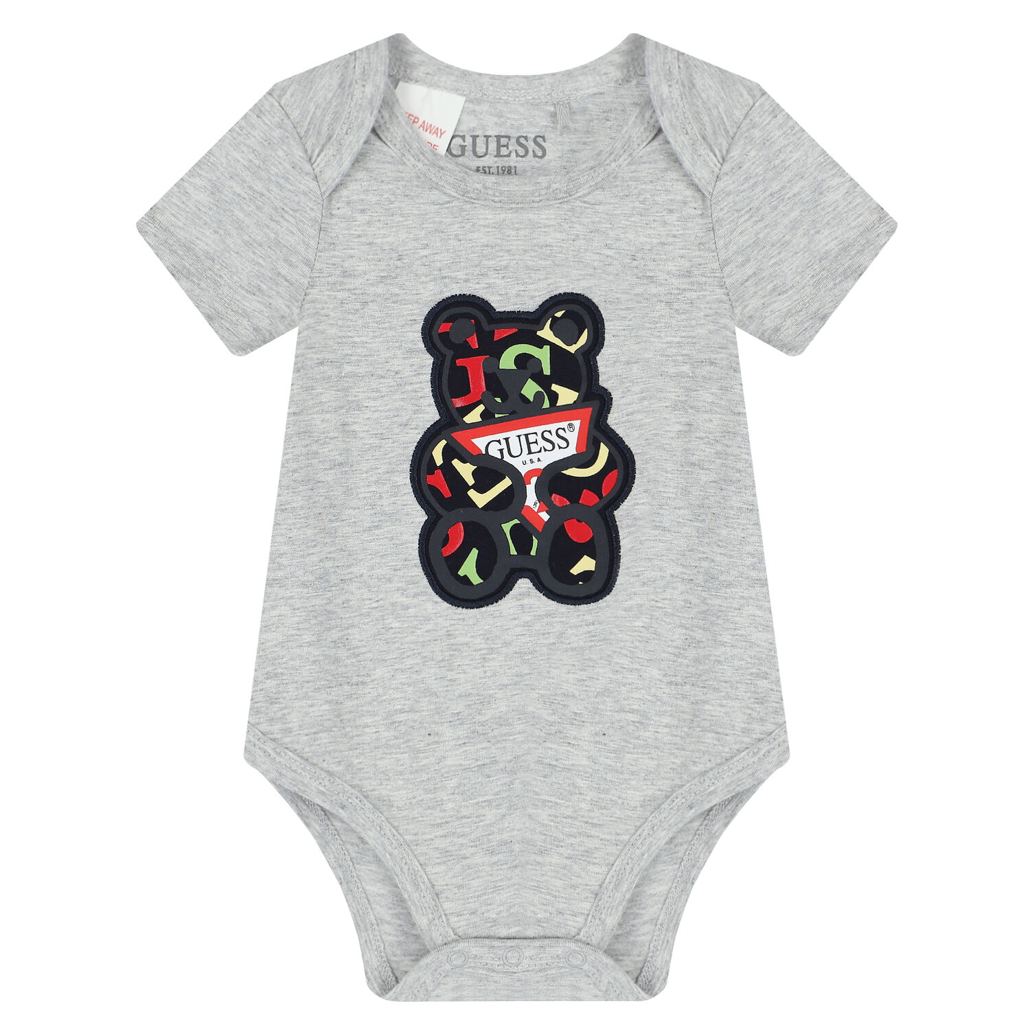 Baby Boys Grey & Black Logo Gift Set, 1, hi-res