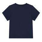 Baby Boys Navy Blue Logo T-Shirt, 3, hi-res