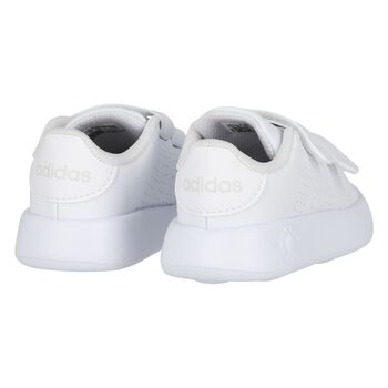 White Logo Velcro Bubblecomfy Trainers