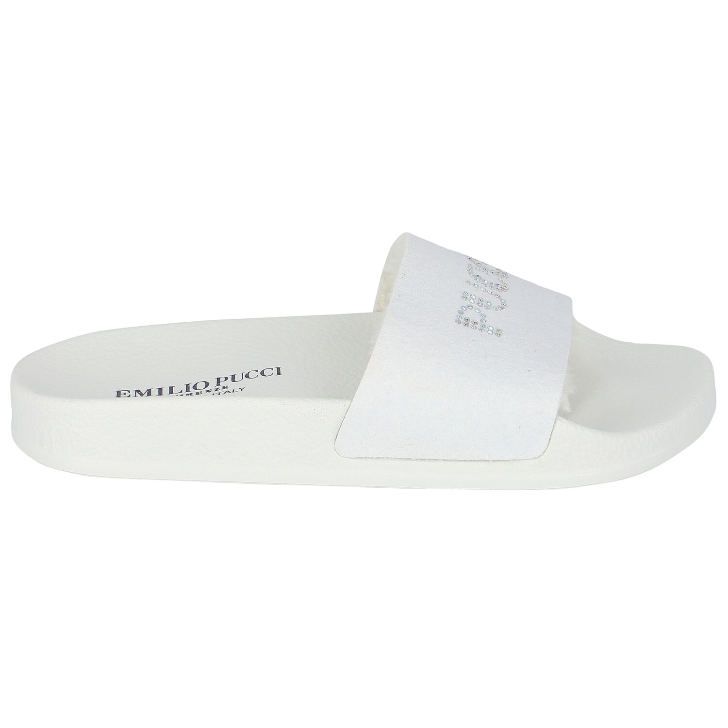 Girls White Logo Sliders, 1, hi-res image number null