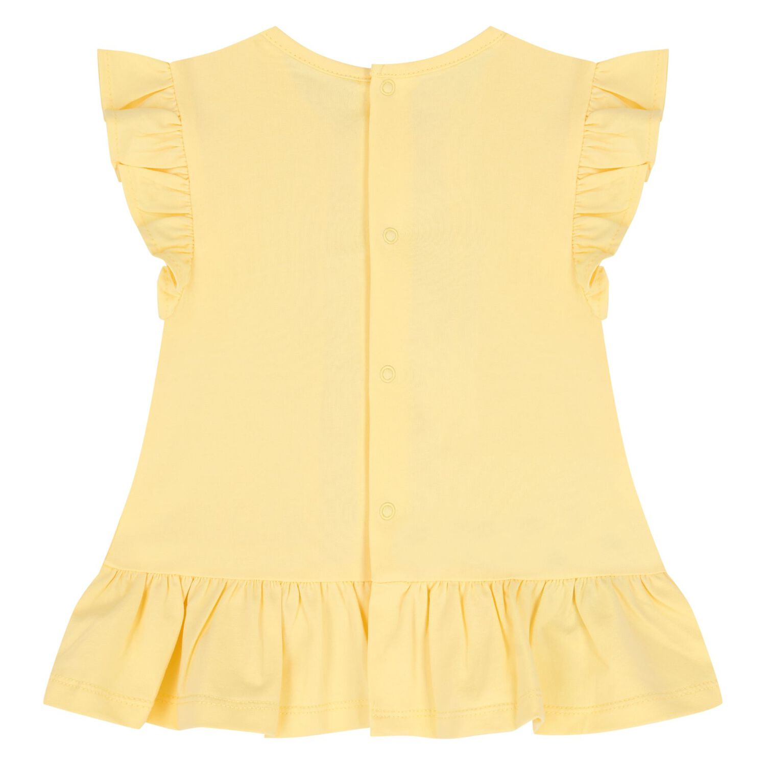 Baby Girls Yellow & Pink Floral Shorts Set ( 2-Pack ), 1, hi-res