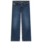 Girls Blue Denim Jeans, 1, hi-res