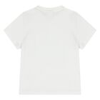 Younger Boys White Building Logo T-Shirt, 1, hi-res