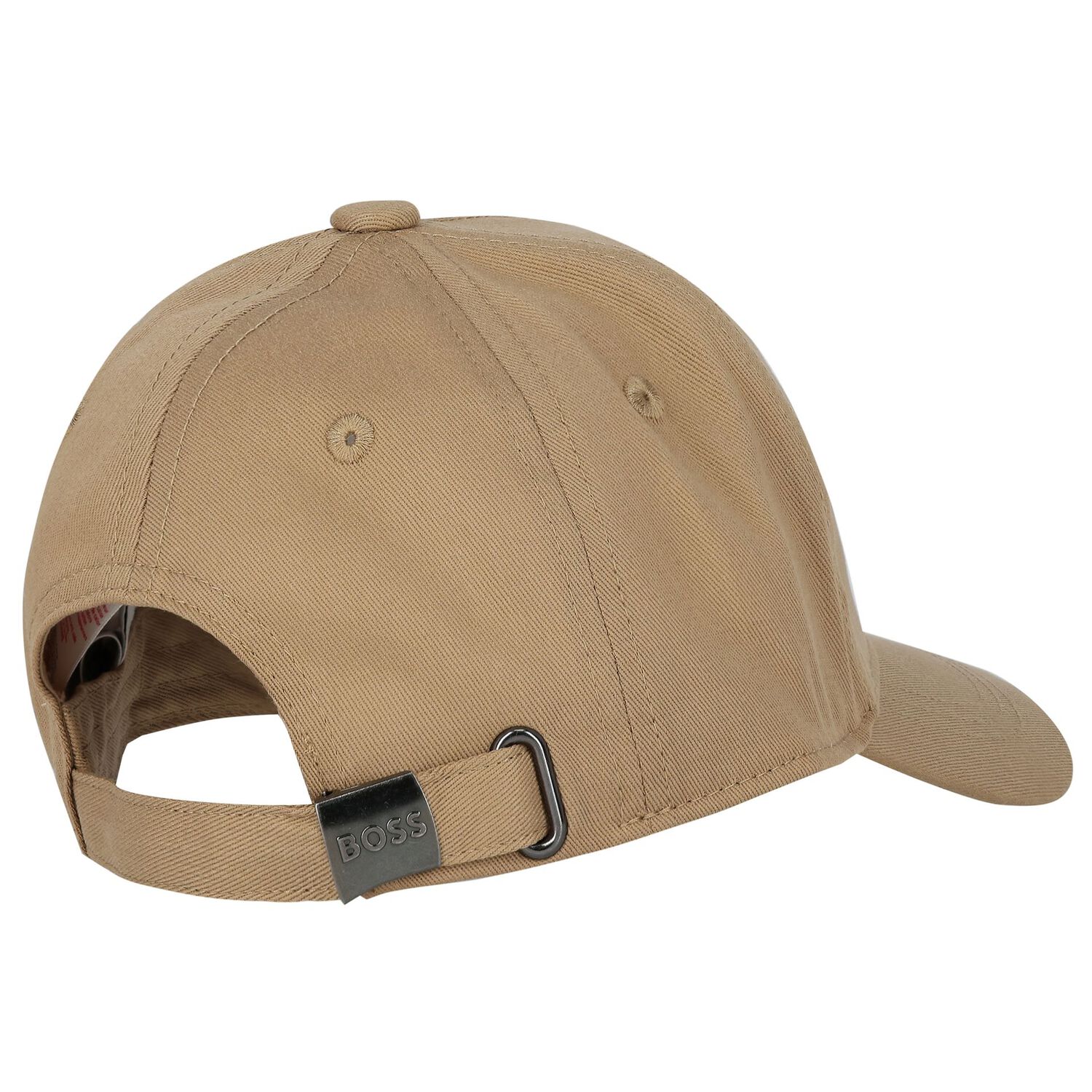 Boys Beige Logo Cap, 2, hi-res