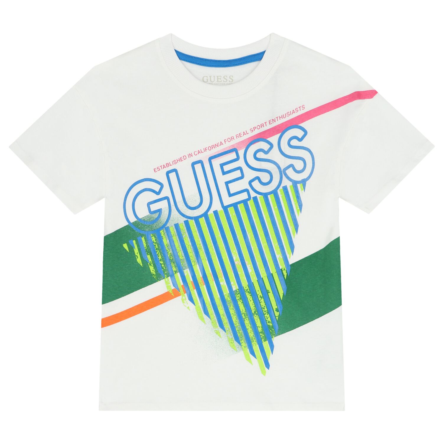 Boys White Logo T-Shirt, 1, hi-res