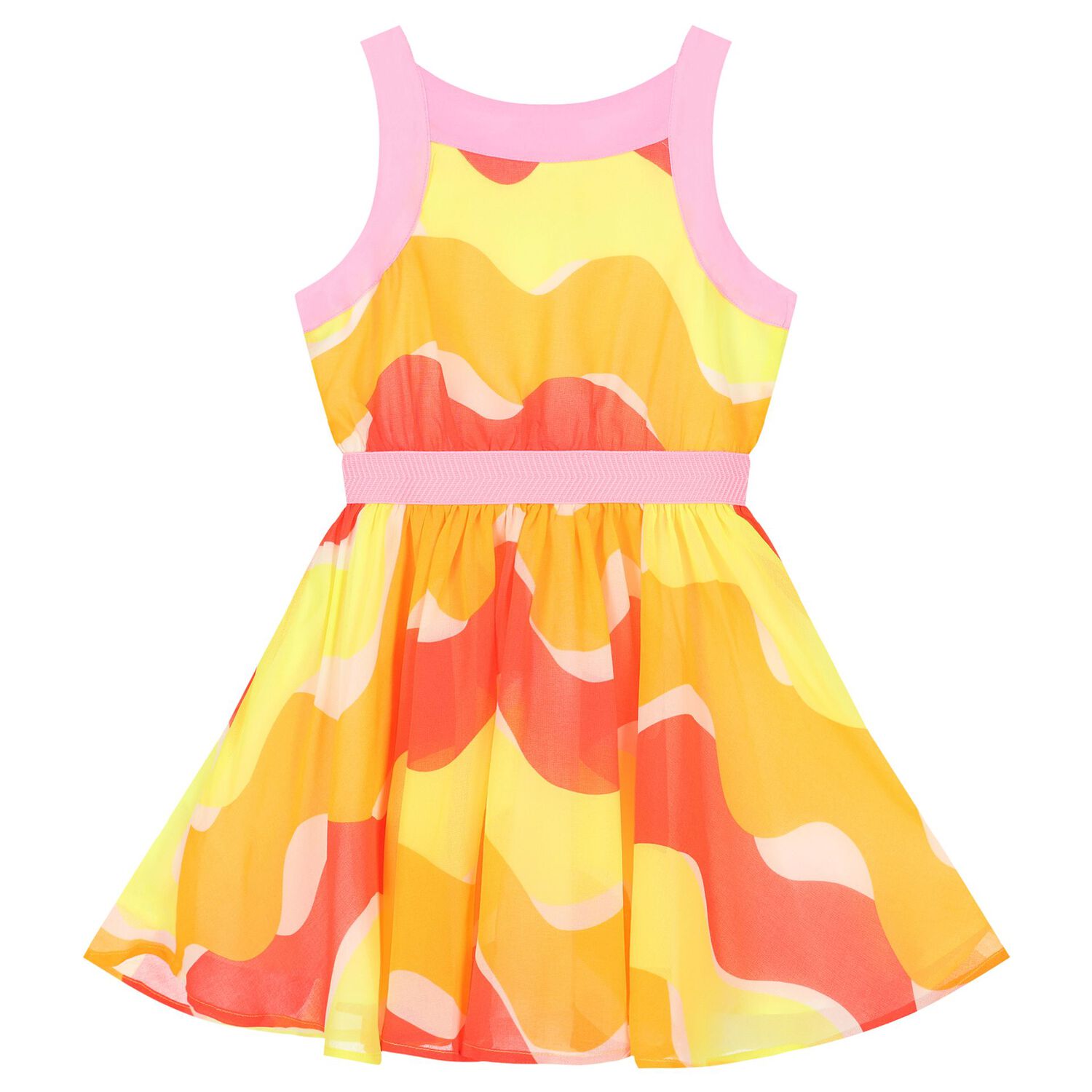Girls Multi-Coloured Sleeveless Dress, 1, hi-res image number null