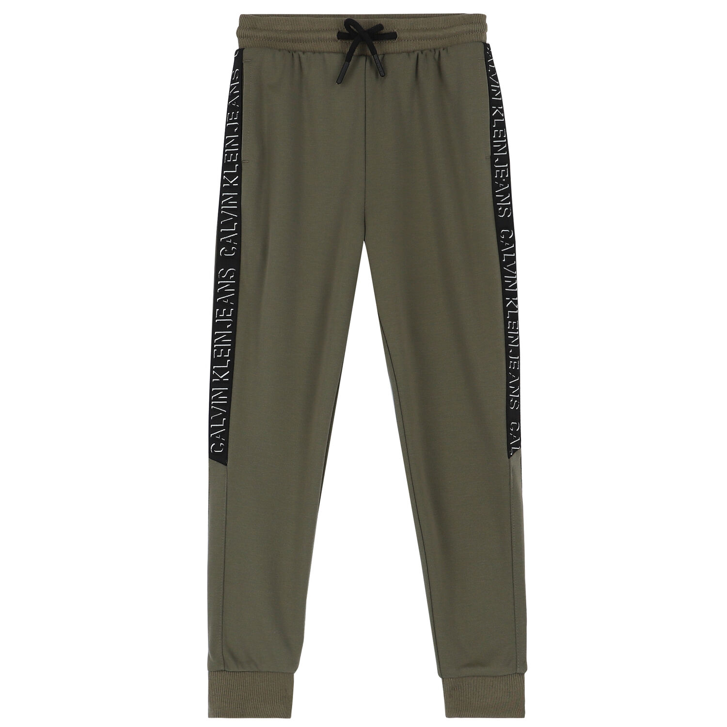 Boys Khaki Logo Joggers, 2, hi-res