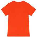 Boys Orange Varsity Tiger T-Shirt, 1, hi-res