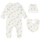 White Bear Babygrow Set, 1, hi-res