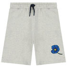 Boys Grey Poppy Shorts, 1, hi-res