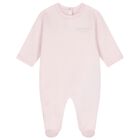 Baby Girls Pink Logo Babygrow Gift Set, 2, hi-res