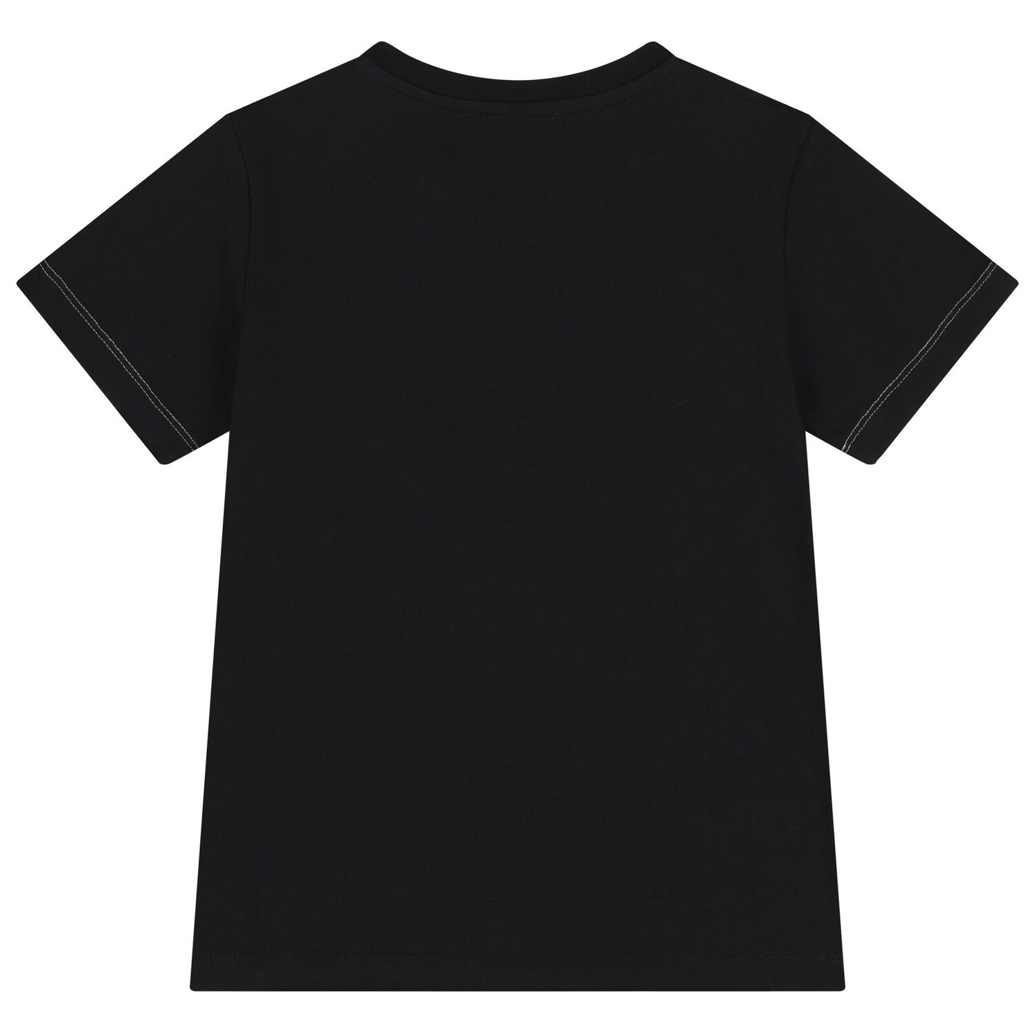 Boys Black Logo T-Shirt, 1, hi-res