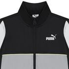 Boys Black & Grey Logo Tracksuit, 1, hi-res