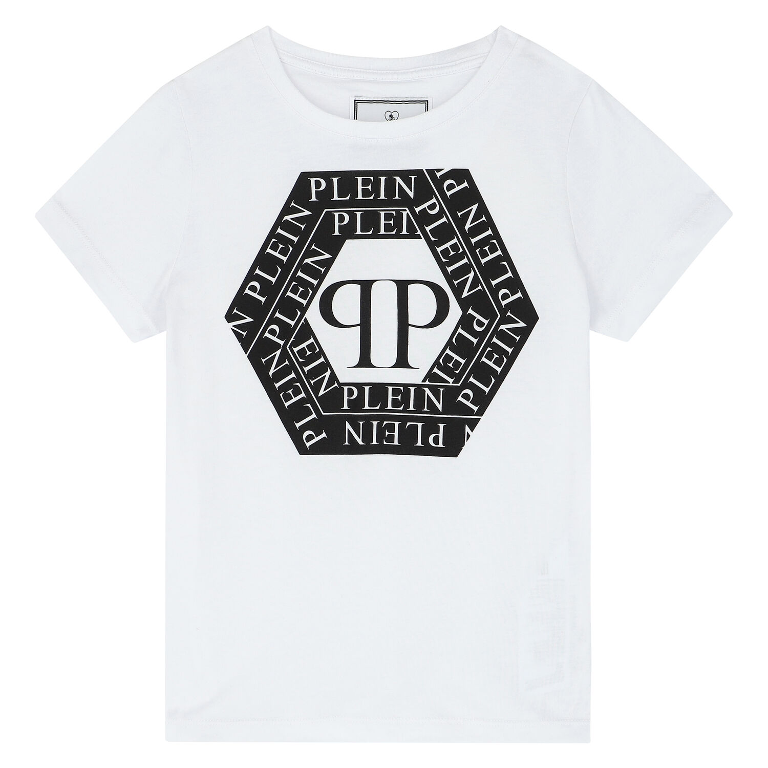 White & Black Logo T-shirt, 1, hi-res image number null