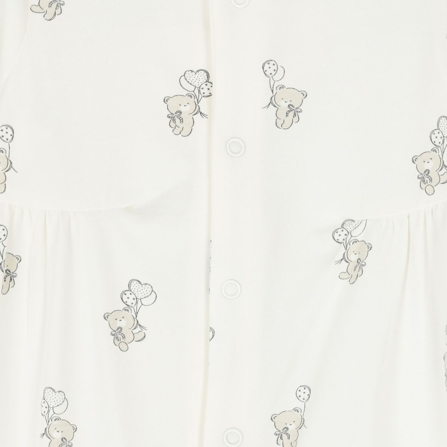 Ivory Teddy Bear Babygrow Set, 2, hi-res