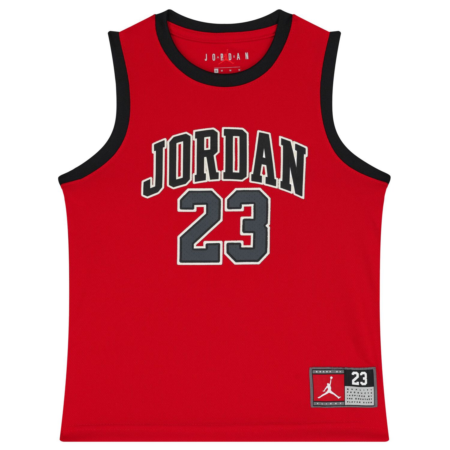 Boys Red & Black Jordan Logo Shorts Set, 1, hi-res