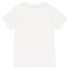 Boys White Logo T-Shirt, 1, hi-res