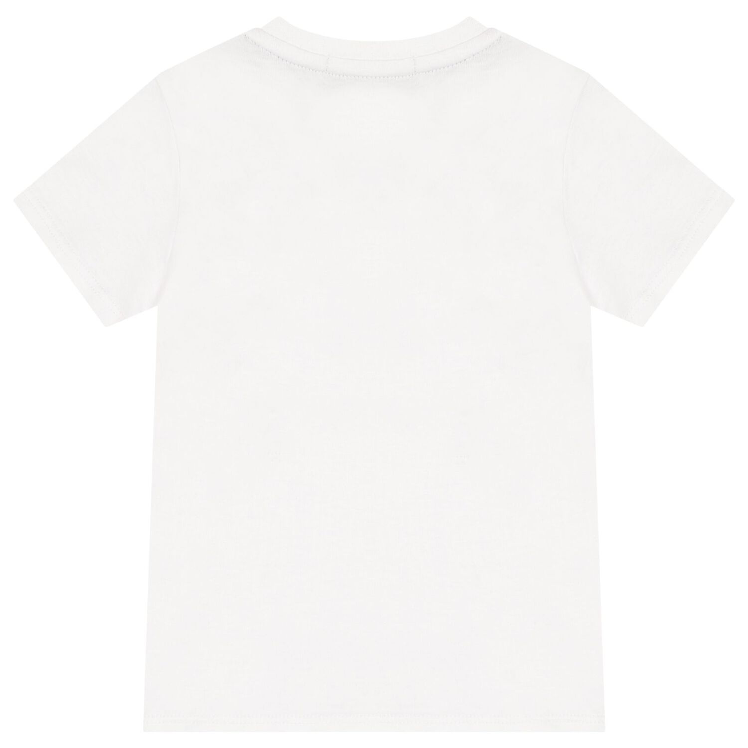 Boys White Logo T-Shirt, 1, hi-res