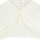 Baby Girls Ivory Knitted Cardigan, 1, hi-res