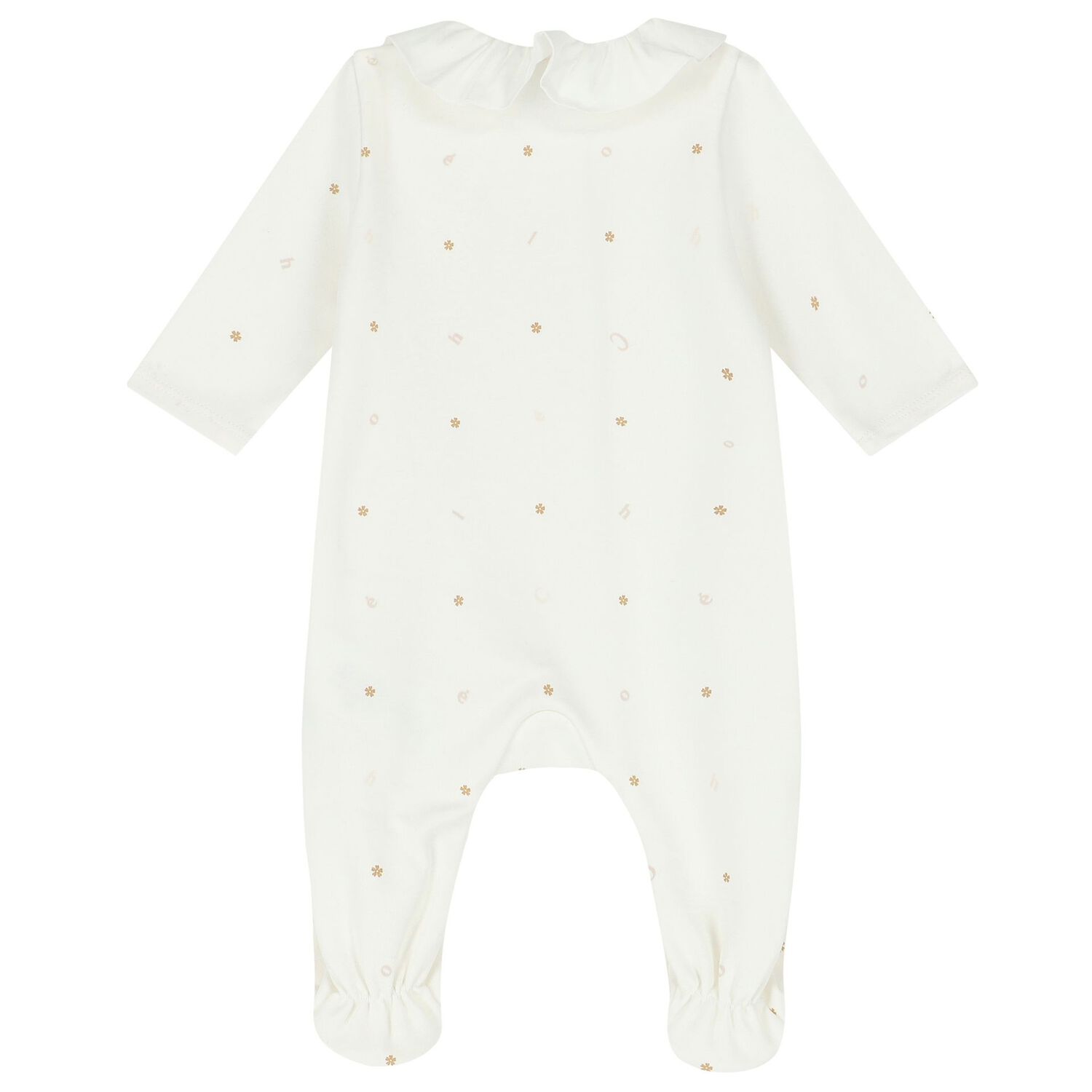 Baby Girls Pink & Ivory Logo Babygrows ( 2-Pack ), 1, hi-res