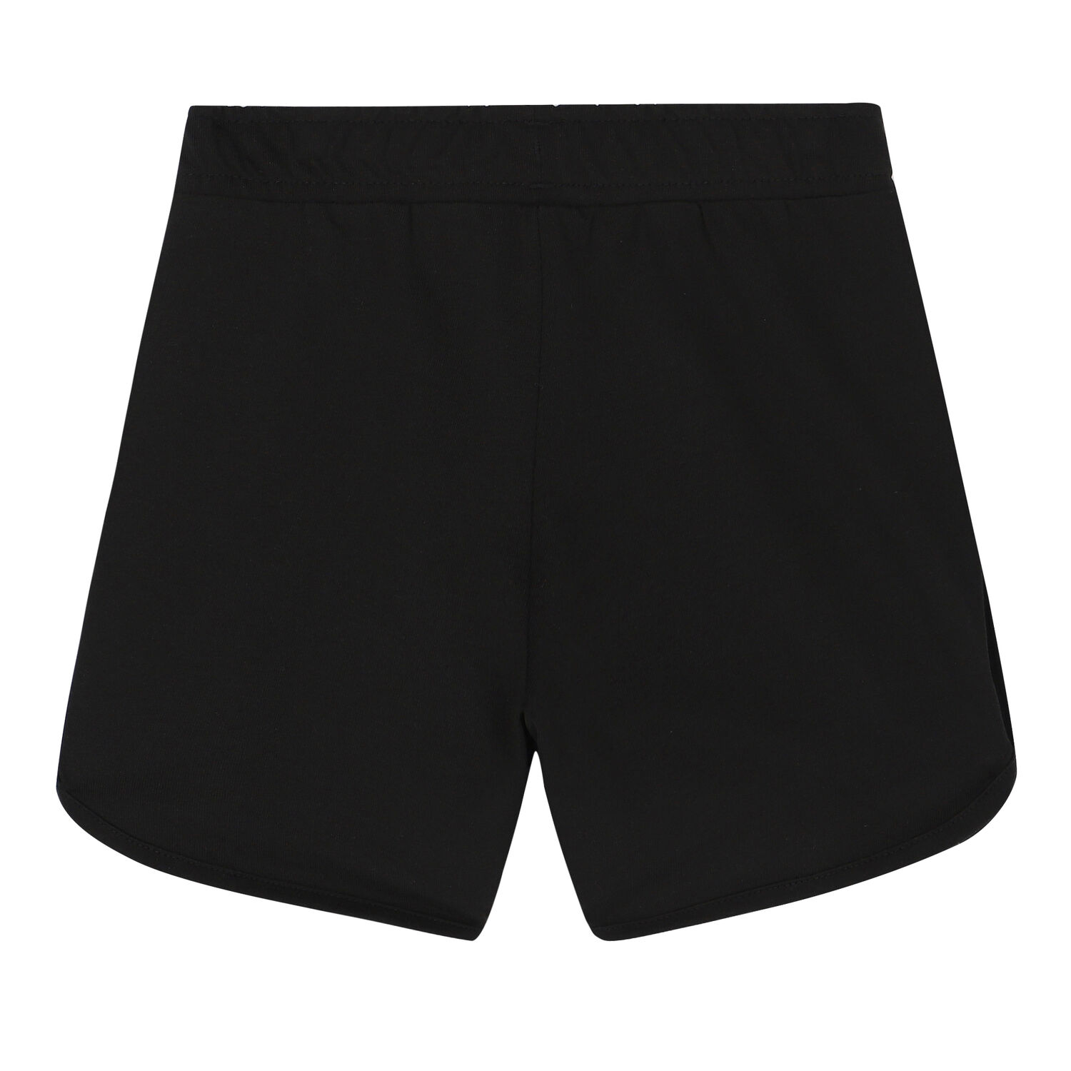 Boys Black Logo Shorts, 1, hi-res