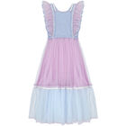 Girls Blue & Purple Embellished Tulle Dress, 1, hi-res
