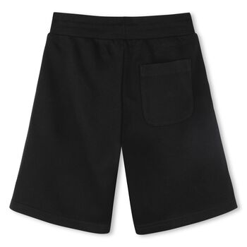 Boys Black Logo Shorts