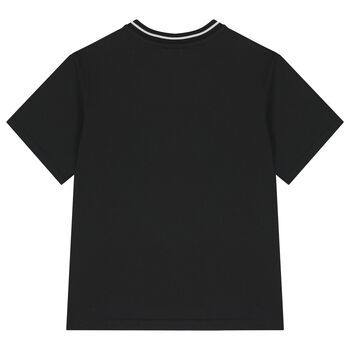 Boys Black Logo T-Shirt
