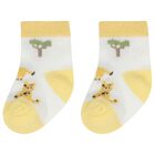 Baby Boys Yellow & White Socks ( 4-Pack ), 2, hi-res
