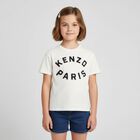 Ivory Logo T-Shirt, 1, hi-res