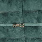 Girls Green Faux Fur Gilet, 1, hi-res