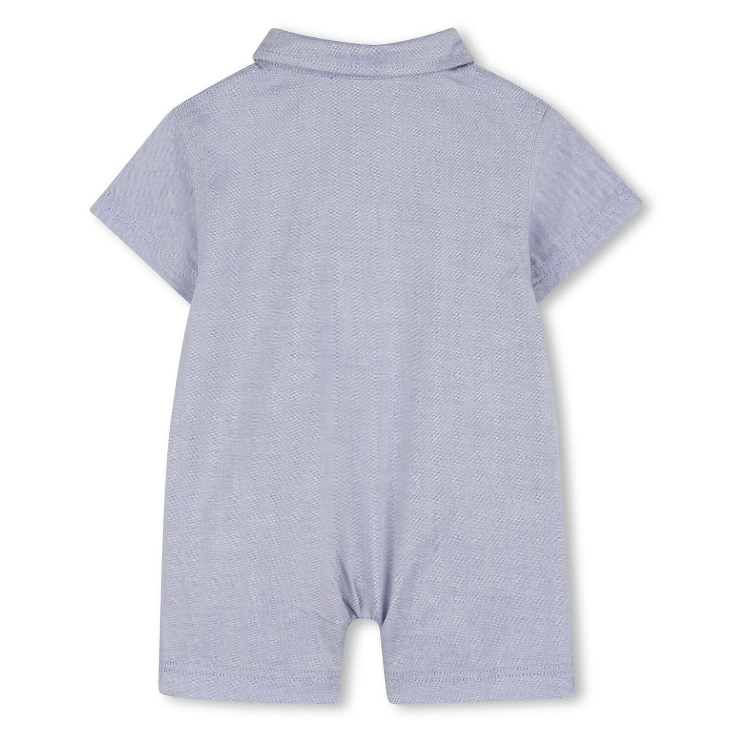 Baby Boys Blue Logo Romper & Hat Gift Set, 1, hi-res