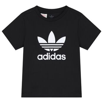 Black Trefoil Logo T-Shirt