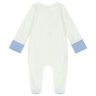 Baby Boys White & Blue Teddy Bear Babygrow Gift Set, 2, hi-res