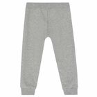 Grey Teddy Logo Joggers, 1, hi-res