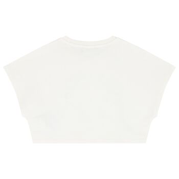 Girls Ivory Logo T-Shirt