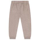 Younger Boys Ivory, Beige & Blue 3 Piece Tracksuit, 2, hi-res