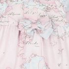 Baby Girls Pink & Blue Geo Map Babygrow, 1, hi-res