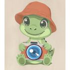 Younger Boys Beige Crocodile T-Shirt, 2, hi-res