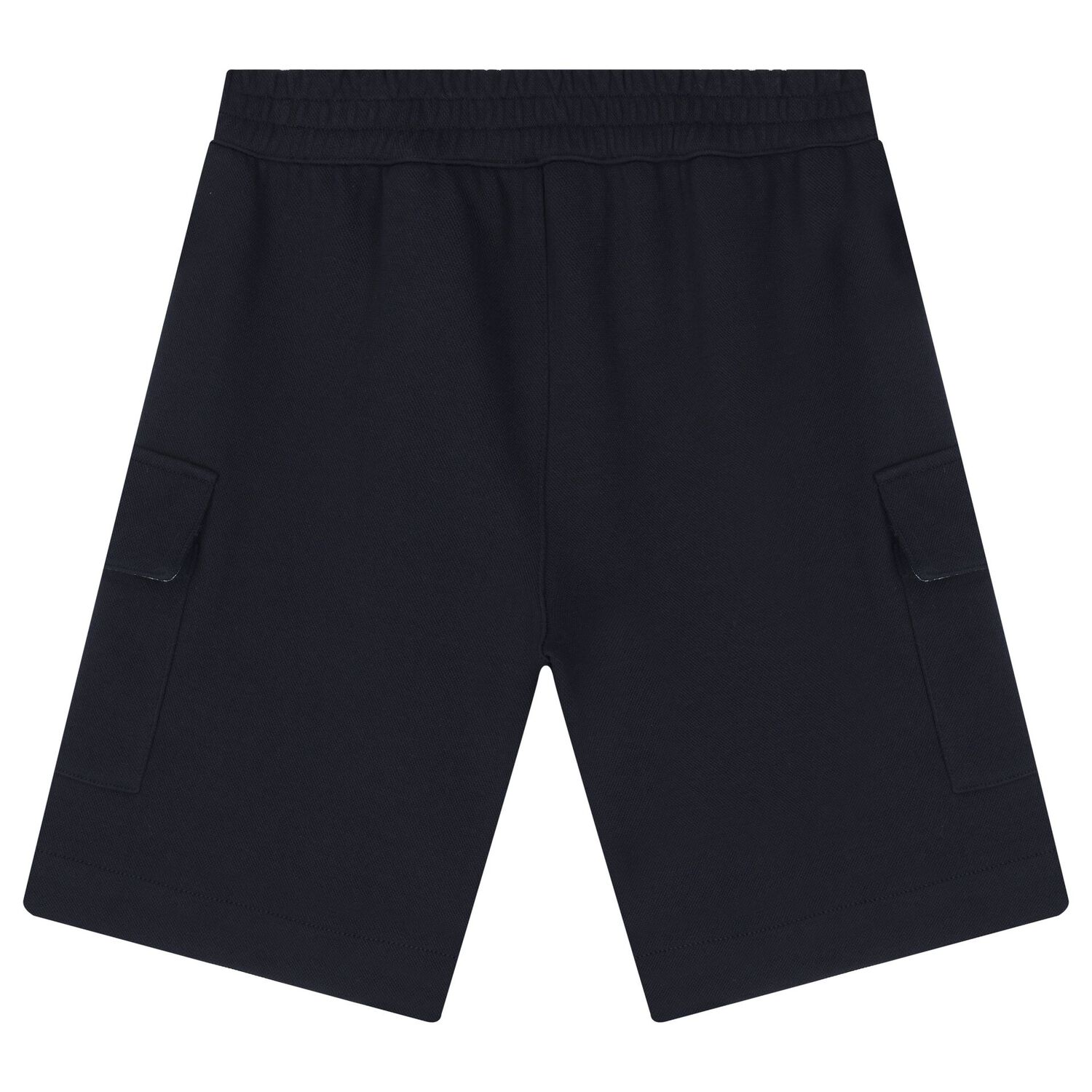Boys Navy Blue Logo Shorts, 1, hi-res image number null