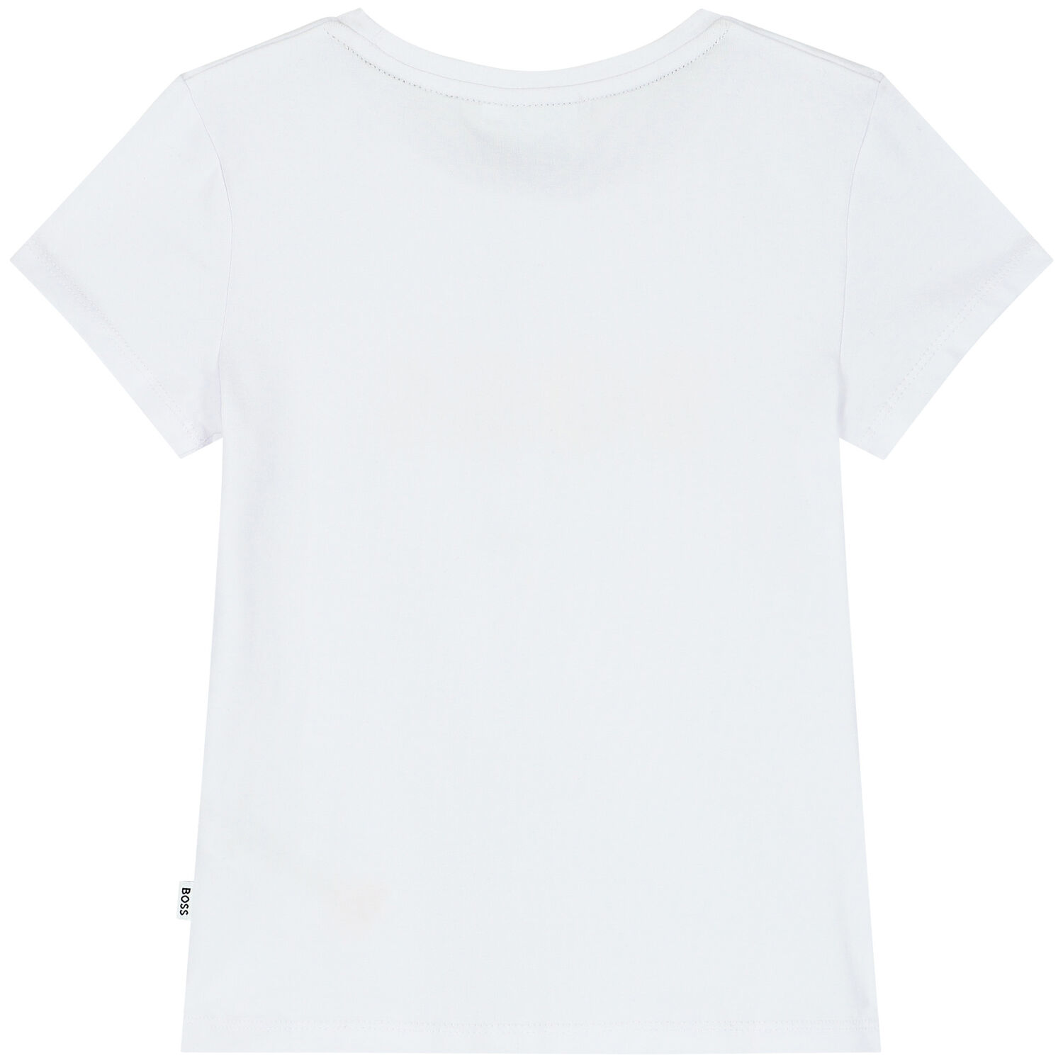 Girls White Logo T-Shirt, 2, hi-res image number null